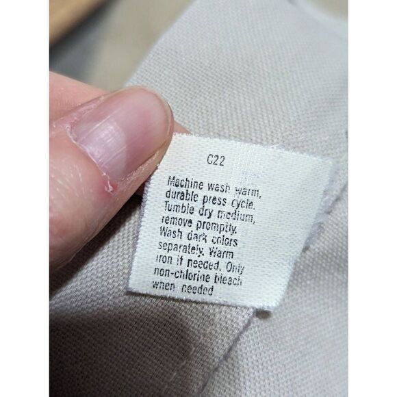 Haggar Casuals Men's Cream Mid-Rise Cotton Blend Chino Shorts Size 40 - Picture 6 of 6